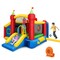 Kids Inflatable Bounce House Play Slide Jumping Castle Ball Pit With 550W Blower